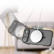 Матовый чехол для iPhone Air, для MagSafe, с защитой камеры, черный
