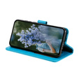 Откидной чехол для Xiaomi Redmi Note 13 Pro 4G / Xiaomi Redmi Note 14S / Xiaomi Poco M6 Pro 4G, Mandala, синий