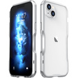 Чохол LUPHIE для iPhone 14, Armor Bumper, сріблястий