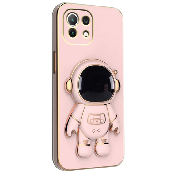 Чoхол до Xiaomi Mi 11 Lite / Mi 11 Lite 5G / 11 Lite 5G NE, Astronaut, рожевий rose gold