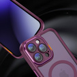 Чехол для iPhone 14 Pro Max, ERBORD Impact Guard, MagSafe, бордовый