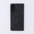 Чехол для Oppo A78 4G, ERBORD Vintage, бумажник с клапаном, чёрный