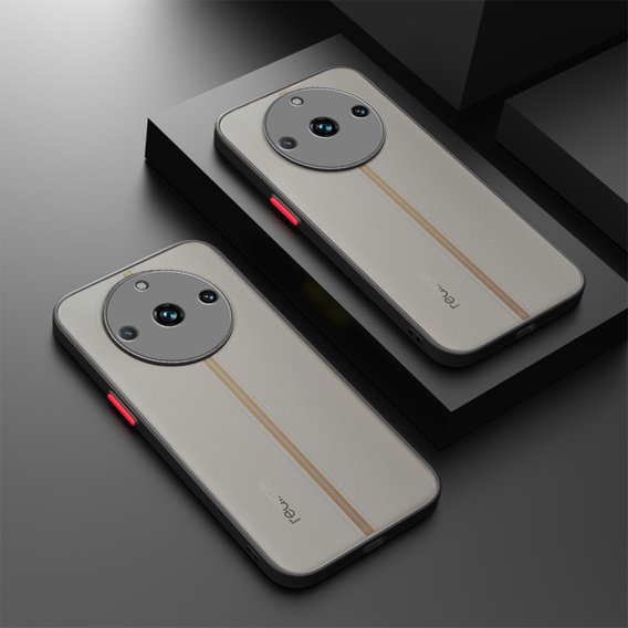 Тонкий чохол до Realme 11 Pro / 11 Pro +, Slim, прозорий / чорний