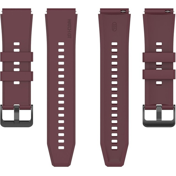 Силиконовый ремешок до Huawei Watch GT 2 Pro - Wine Red