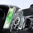 Чехол для iPhone 13, Electro MagSafe, зелёный + стекло для экрана