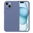 Чехол до iPhone 15 Plus, Silicone Lite, серый