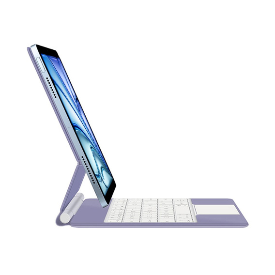 Чехол-клавиатура для iPad Air 11" 2024, Magnetic Keyboard Touchpad, фиолетовый