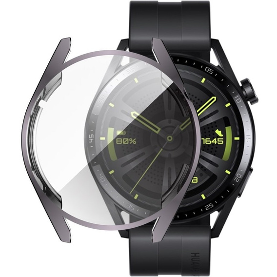 Чехол 2в1 с защитой экрана для часов Huawei Watch GT 3 46mm, Grey