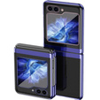 Чехол для Samsung Galaxy Z Flip7 FE / Z Flip6, PC Case, прозрачный / синий