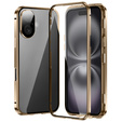 Чохол для iPhone 16, Magnetic Dual Glass, золотий