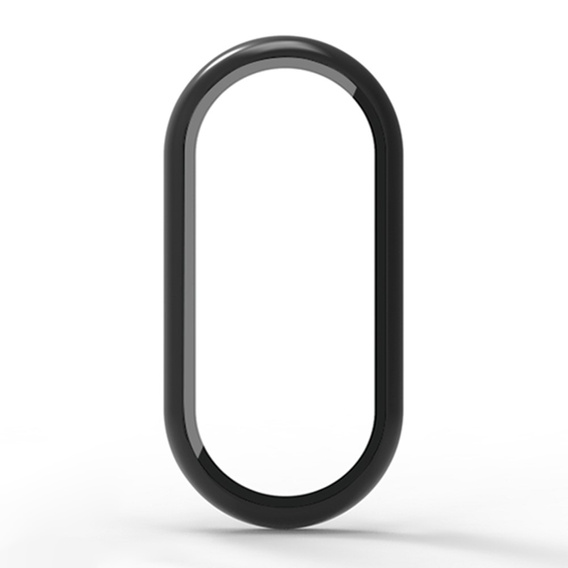 Чехол 2 в 1 + закаленное стекло для Xiaomi Smart Band 10 / 9 / 8, чёрный