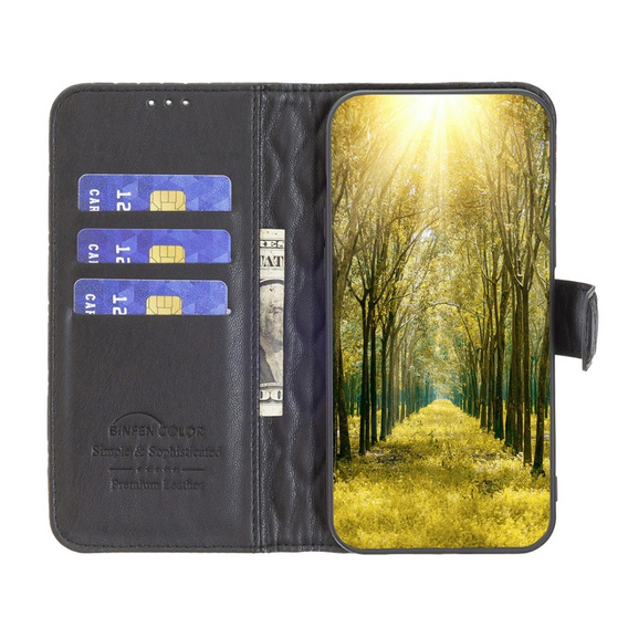 Чохол-книжка для Motorola Edge 40 Neo, Wallet, BINFEN COLOR, чорний