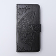 Чохол-книжка для Xiaomi 13T / 13T Pro, Butterfly, чорний