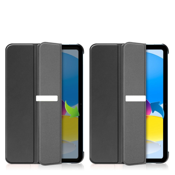 Чохол для iPad 10.9 2022 10 Gen, Smartcase з місцем для стилуса, чорний