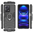 Чехол до Xiaomi Redmi Note 12 Pro+ 5G, Kickstand Ring, чёрный