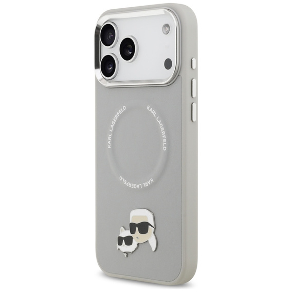 Чехол Karl Lagerfeld Karl & Choupette Pins MagSafe для iPhone 17 Pro Max