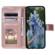 Откидной чехол для Xiaomi Redmi Note 12 4G, Mandala, розовый rose gold