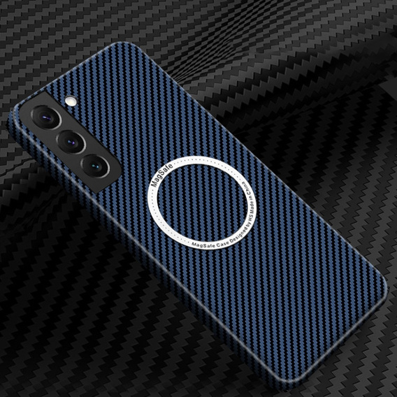 Чoхол до Samsung Galaxy S22 Plus, Magsafe Slim Carbon, м'яти