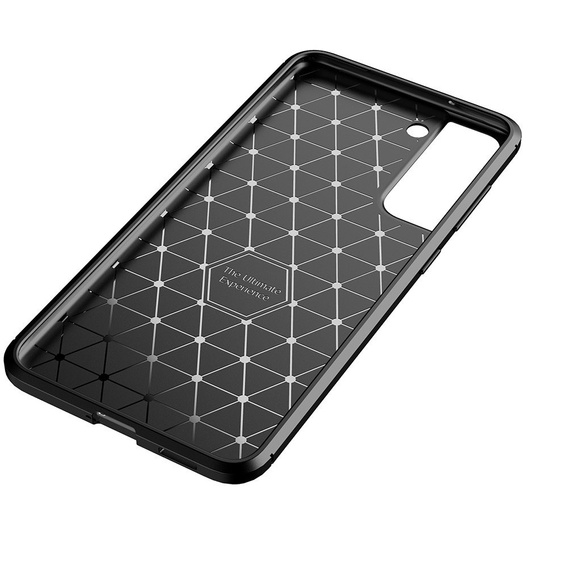 Чoхол до Samsung Galaxy S21 FE, Carbon Gel, чорний