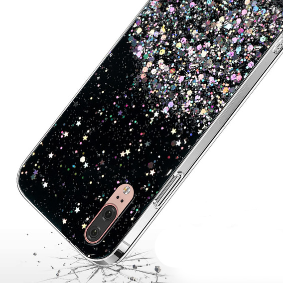 Чoхол до Huawei P20, Glittery, чорний