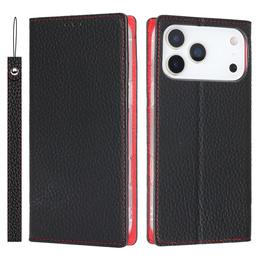 Чехол с клапаном Litchi Skin Grain для iPhone 17 Pro Max