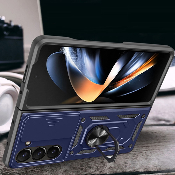 Чехол NOX Camera Slide Samsung Galaxy Z Fold5 5G, CamShield Slide, синий