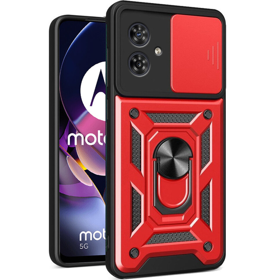 Чехол NOX Camera Slide Motorola Moto G54 5G, CamShield Slide, красный