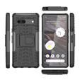 Чехол для Google Pixel 7a, бронированный с подставкой, ударопрочный Kickstand, черный