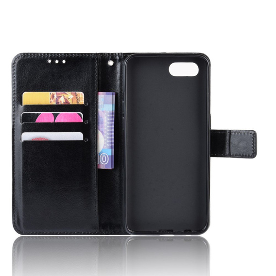 Чохол-книжка для Oppo A1k, Wallet, чорний