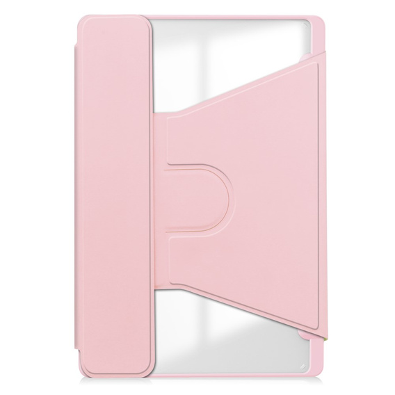Чехол клавиатура для Samsung Galaxy Tab S6 Lite 2024 / 2022 / 2020, Rotary 360° Leather, розовый rose gold