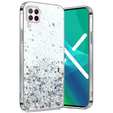 Чехол до Huawei P40 Lite, Glittery, прозрачный
