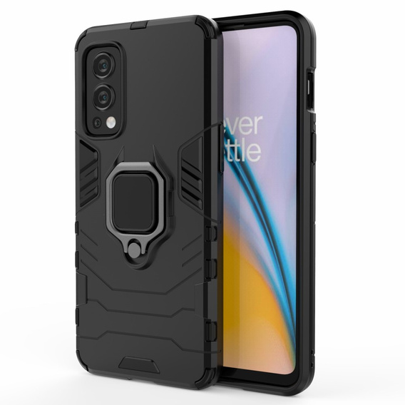 Чoхол до OnePlus Nord 2 5G, Kickstand Ring, чорний