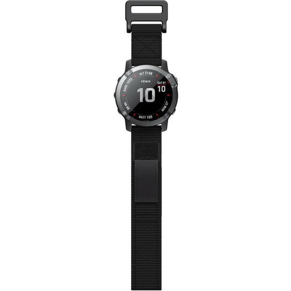 Нейлоновый ремешок до Garmin Fenix 7/Fenix 6 Pro/Forerunner 935/945/955 22mm, Black