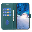 Чохол-книжка для Samsung Galaxy S23 FE, BINFEN Wallet, зелений + скло 9H