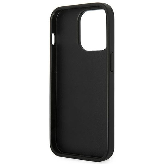 Чехол Karl Lagerfeld до iPhone 14 Pro Max, Saffiano Karl's Head Patch, чёрный
