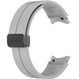 Силіконовий ремінець для Fitbit Inspire 3, Red Samsung Galaxy Watch 4 / 5 40/42/44/46/45MM PRO, Grey