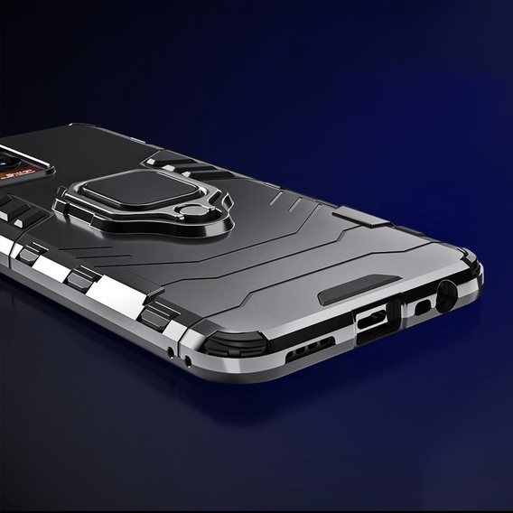 Чoхол до Realme 8 / 8 Pro, Kickstand Ring, чорний