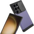 Чехол до Samsung Galaxy S24 Ultra, ERBORD MagProtect Slide Camera, фиолетовый
