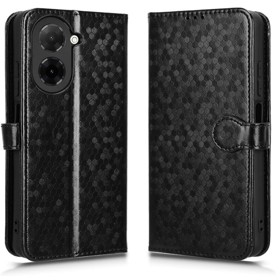 Флип-кейс для Xiaomi Redmi A5, Wallet Rhombus, чёрный