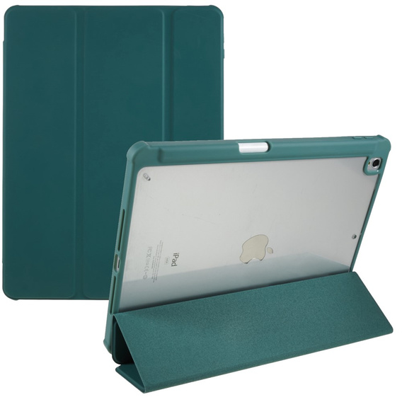 Чохол для iPad 10.2 2021 / 2020 / 2019, Smartcase Hybrid, з місцем для стилуса, темно-зелений