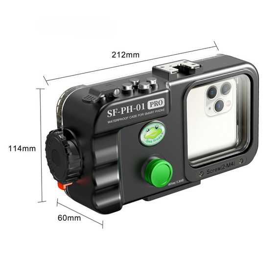 Універсальний водонепроникний чохол SEA FROGS, SF-PH-01-PRO, чорний 