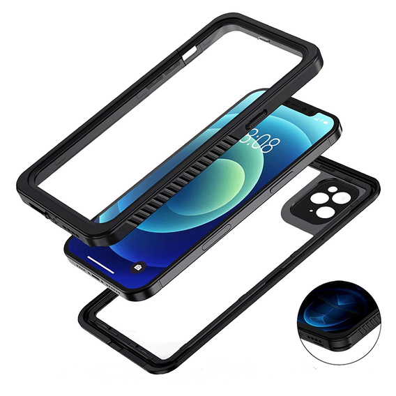 Водонепроникний чохол IP68 для iPhone 12 Pro, чорний