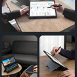 Чехол + клавиатура Galaxy Tab S9, NILLKIN Bumper Pen Slot, чёрный
