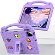 Детский чехол для Xiaomi Pad 7 / 7 Pro, Cute Patterns, с подставкой, фиолетовый
