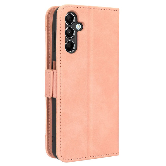 Футляр з клапаном для Samsung Galaxy M34, Card Slot, рожевий