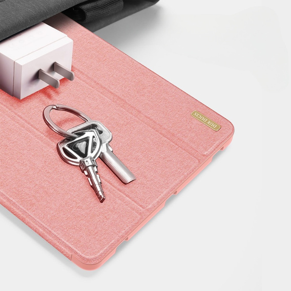 Чохол для Samsung Galaxy Tab S9+ 12.4", Dux Ducis Domo, рожевий rose gold