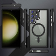 Чехол для Samsung Galaxy S24 Ultra, ERBORD Impact Guard, MagSafe, чёрный