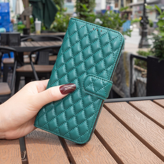 Откидной чехол для Samsung Galaxy A56, Wallet, BINFEN COLOR, зелёный