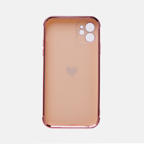 Чехол до Apple iPhone 11, Electro heart, розовый rose gold