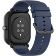 Силиконовый ремешок 20mm, Midnight Blue/Black Buckle